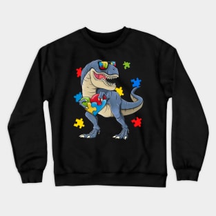 Dinosaur Autism Crewneck Sweatshirt